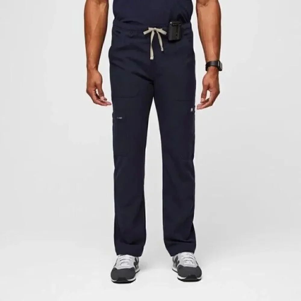 Figs Cairo Cargo Scrub Pants Men's Large Navy Blue Technical Collection Medical